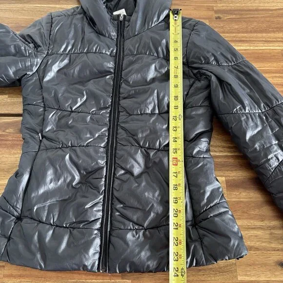 Patagonia Women Lidia Insulated Puffer Quilted Jacket Hooded Black Small Outdoor - Picture 15 of 16